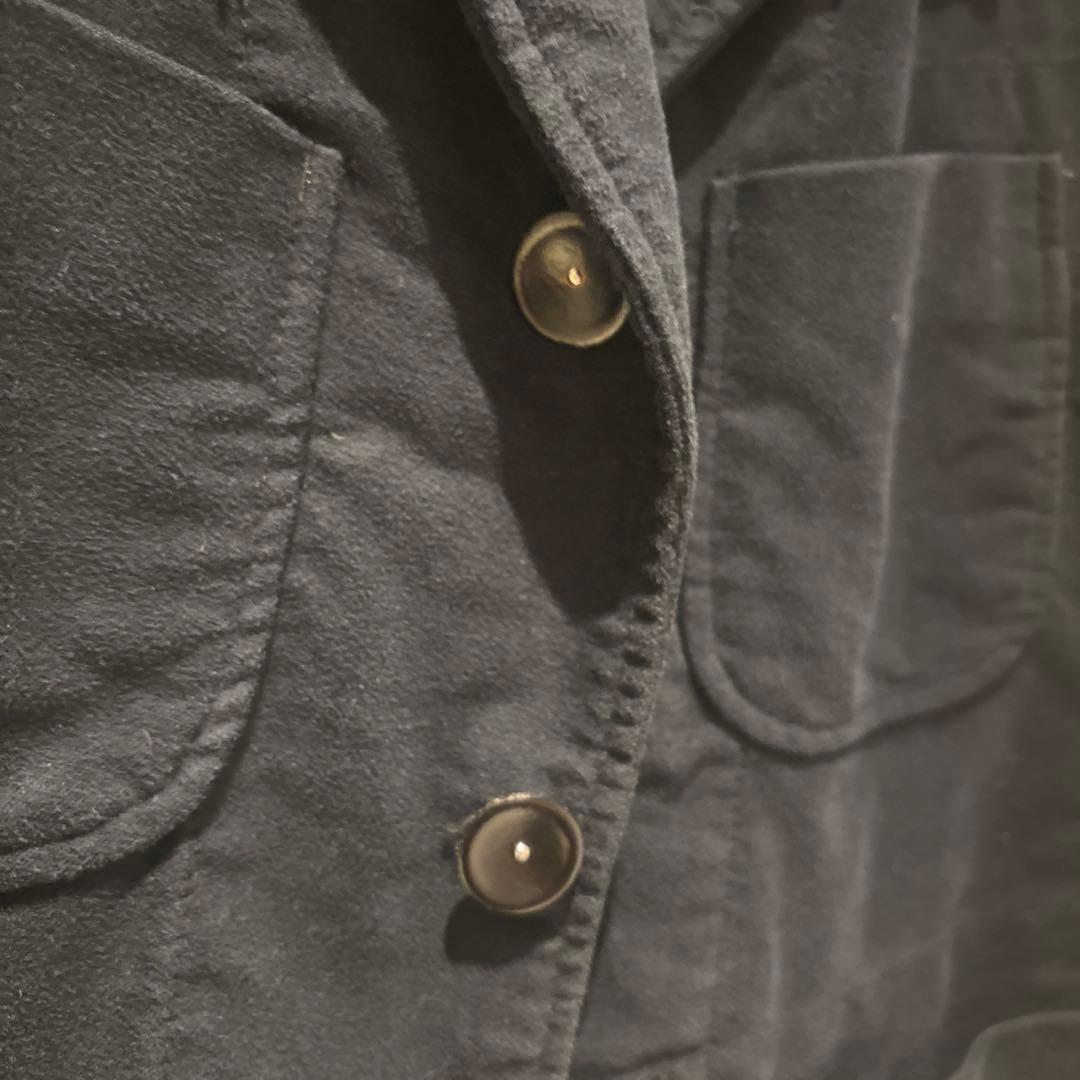 エンジニアードガーメンツ　モールスキンベッドフォードジャケット　ネイビー　XS