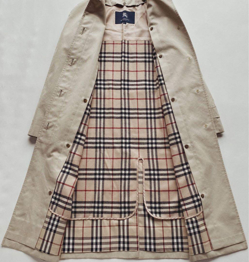 【タグ有/極美】バーバリーロンドン ライナー付 ステンカラー 38