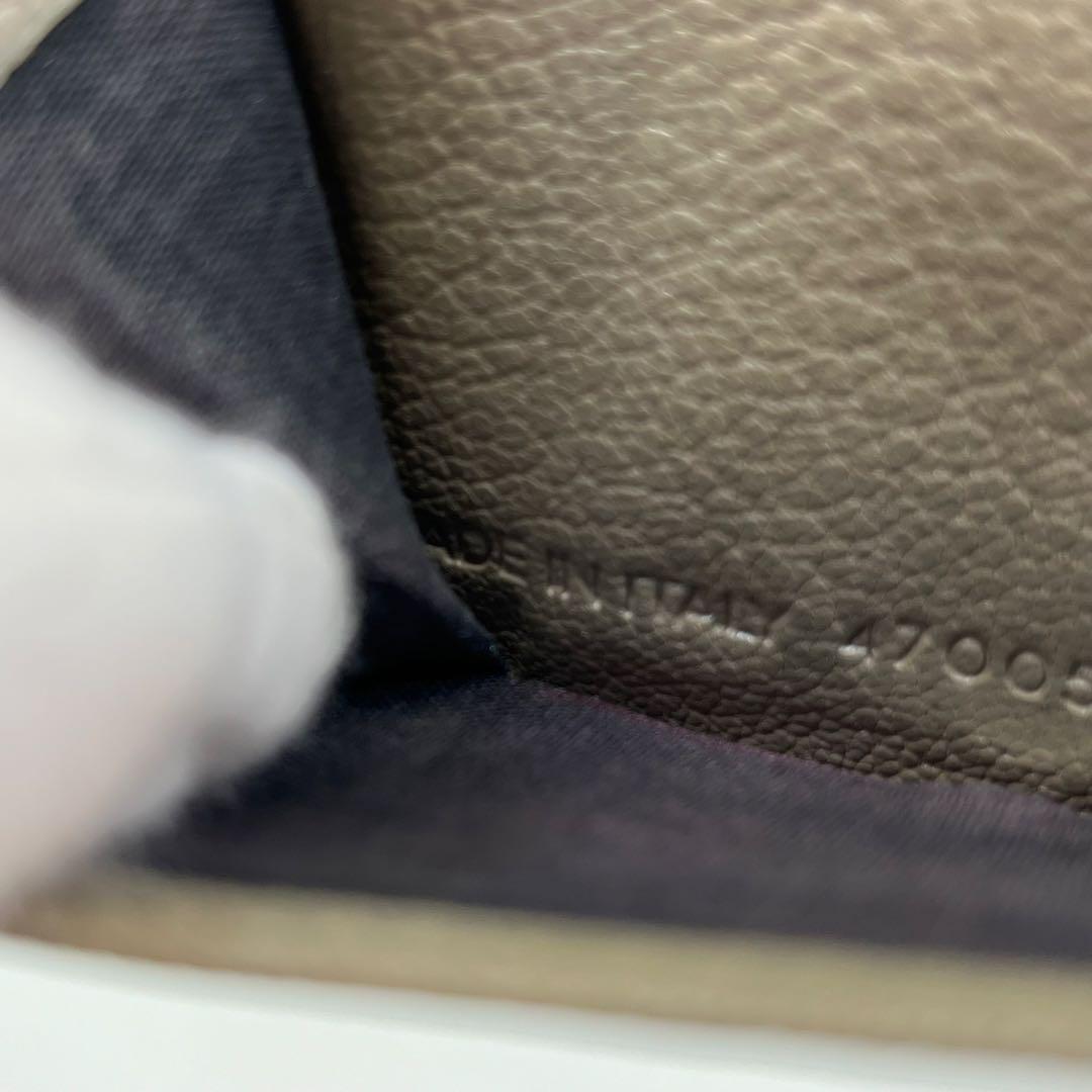 バレンシアガ 三つ折り財布 エッジシティ クラシックミニ ゴールド金具 レザー