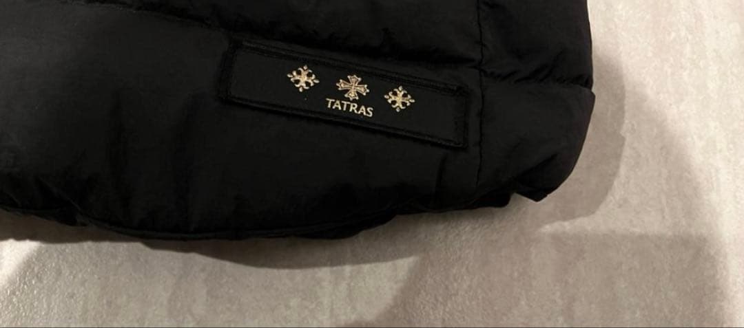 TATRAS タトラス　ORSIERA ダウン　ベスト　ファー　ナイロン　黒
