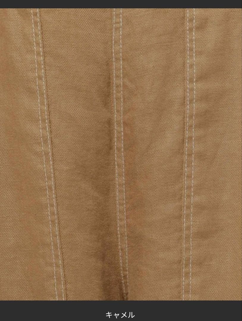 美品☆ニコアンド FINEリネンツイルサロペット L