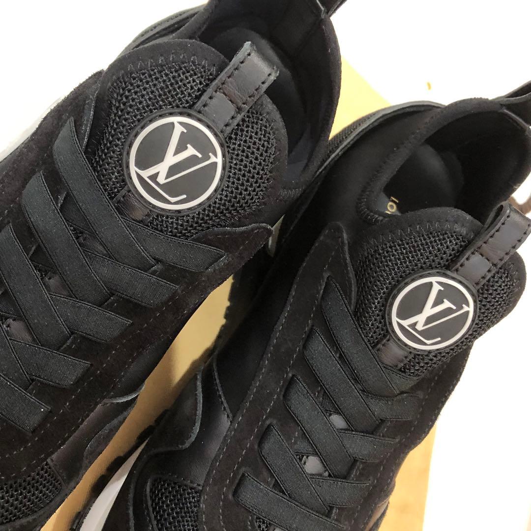 【美品】ルイヴィトン ランアウェイライン インヒールスニーカー 黒 39