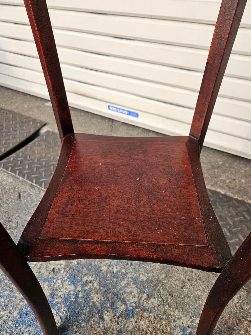 ヴィンテージ 猫脚の花台 フラワースタンド ラック 飾り棚 盆栽台 和モダン