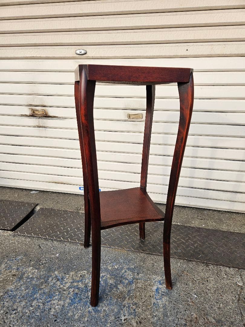 ヴィンテージ 猫脚の花台 フラワースタンド ラック 飾り棚 盆栽台 和モダン