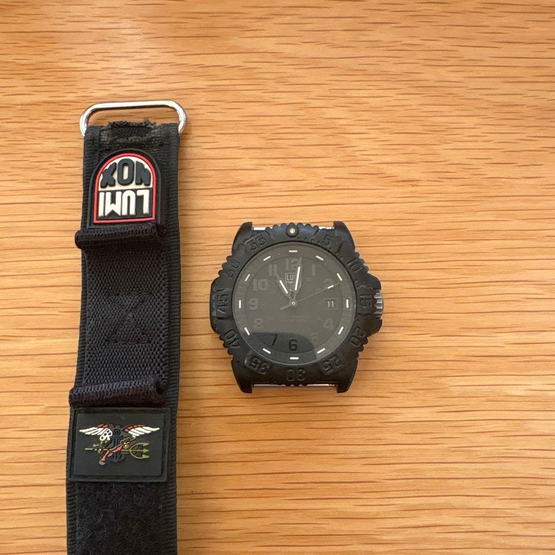 LUMINOXシリーズ3050 ブラック腕時計　ジャンク