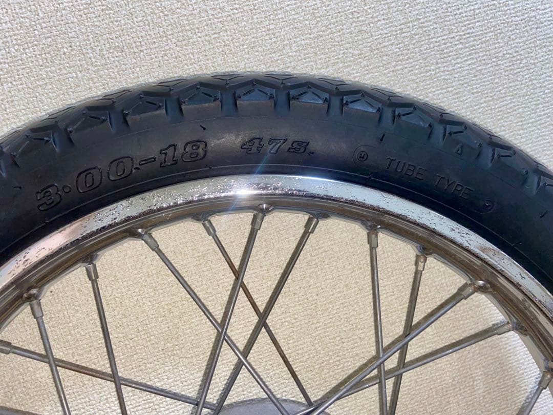 GT125 リアホイール タイヤ付き