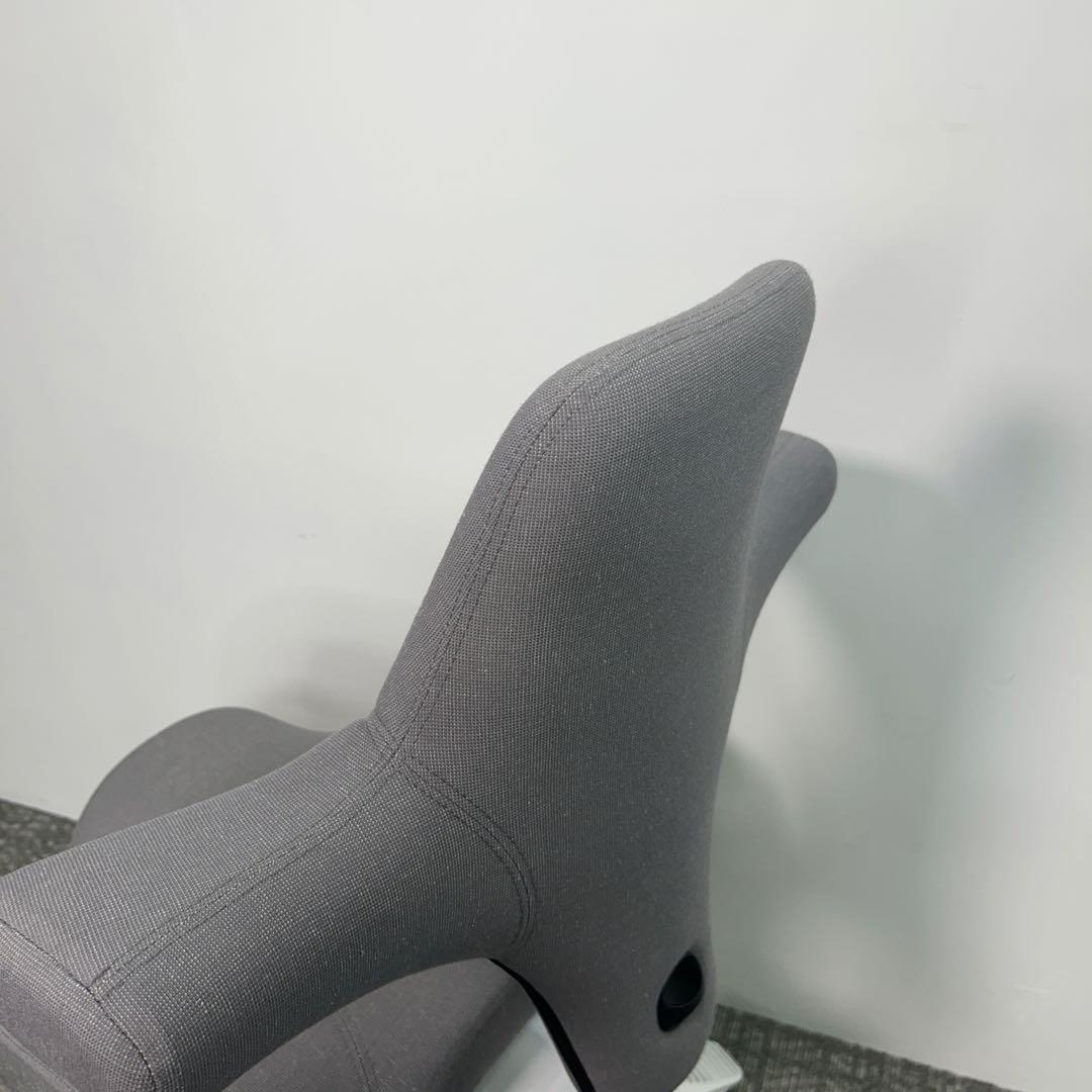 【I】オフィスチェア HAG Capisco ホーグ カピスコ 布張 グレー