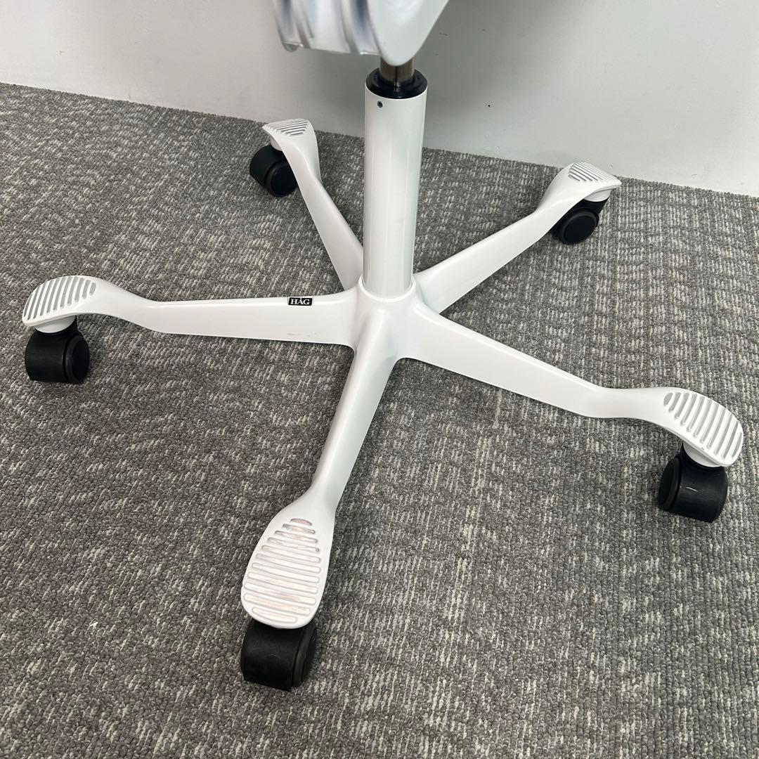 【I】オフィスチェア HAG Capisco ホーグ カピスコ 布張 グレー