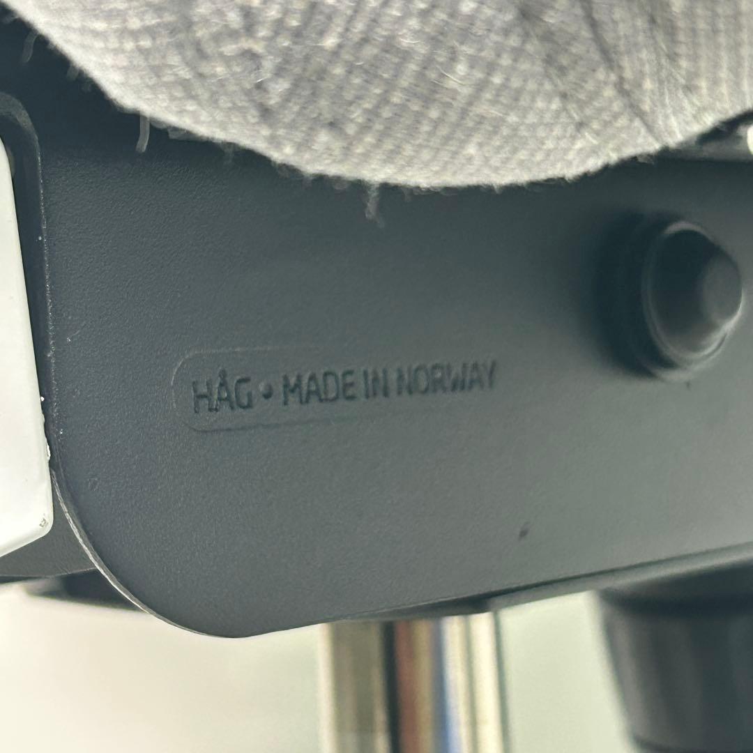 【I】オフィスチェア HAG Capisco ホーグ カピスコ 布張 グレー