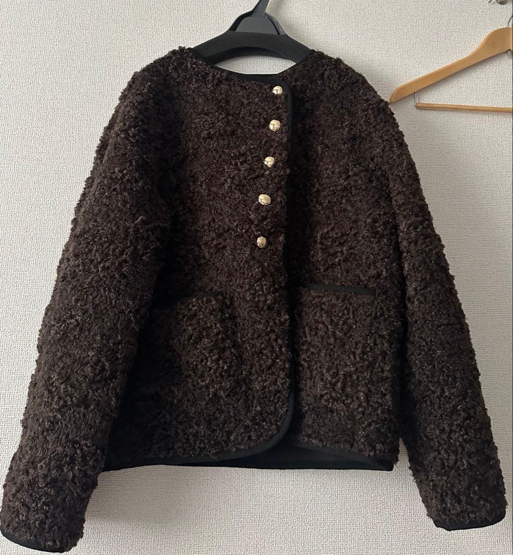 anuans ECOPEL パイピングボアジャケット サイズ2