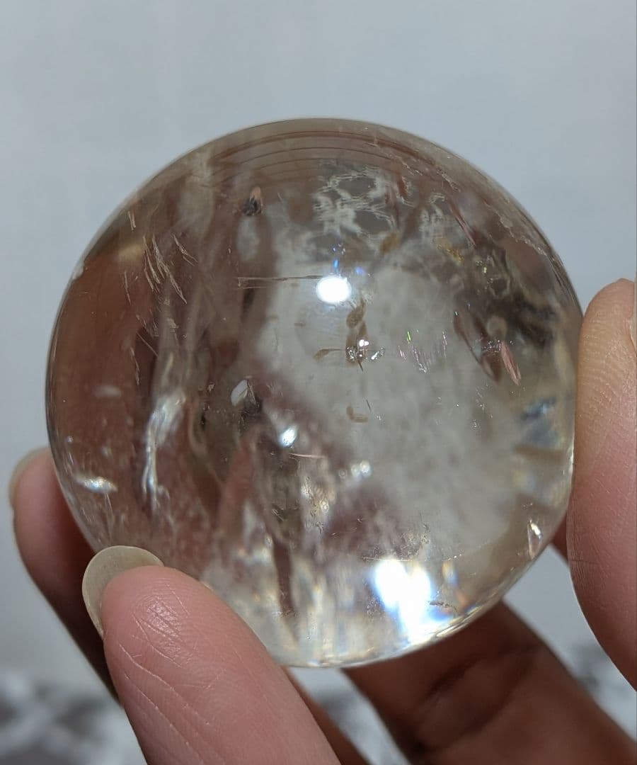 アゼツライト☆スフィア☆アメリカ産☆高品質☆台座つき☆