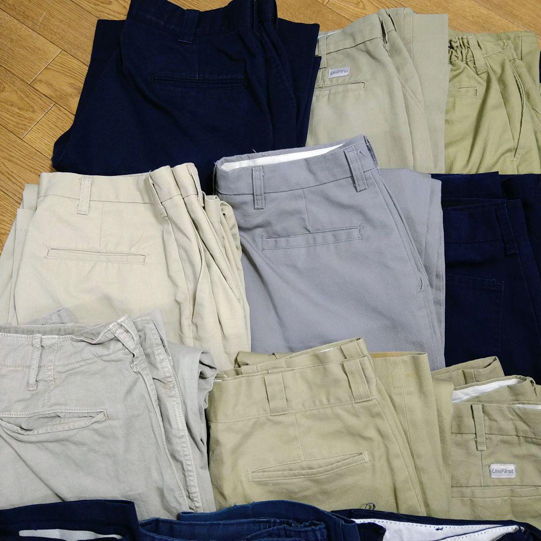 W34〜W37 16本セット ワーク ブランドMIX ワーク パンツ まとめ売り