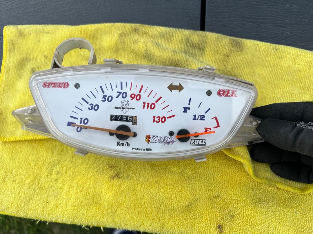 ライブディオ ZX ZEROメーター 130km