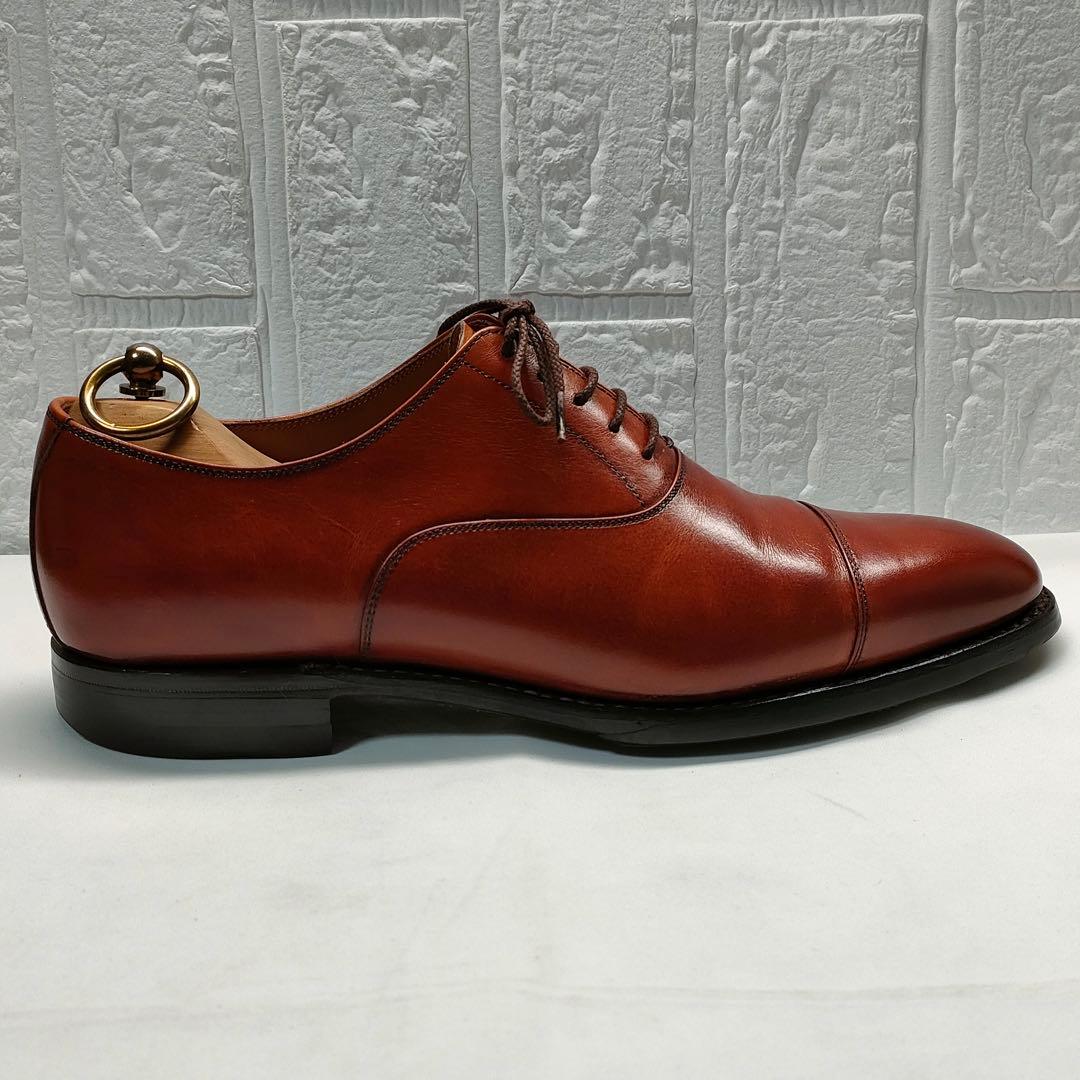 SCOTCH GRAIN　スコッチグレイン　ストレートチップ　茶色　24.5cm