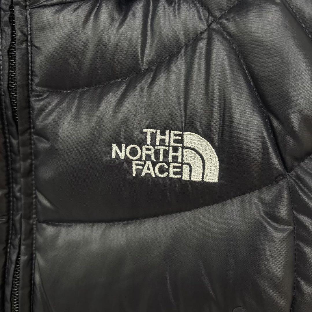 ノースフェイス 600FIL ダウンベスト ブラック レディースXL