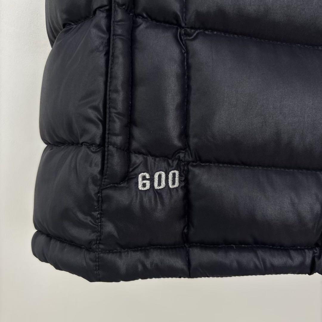 ノースフェイス 600FIL ダウンベスト ブラック レディースXL