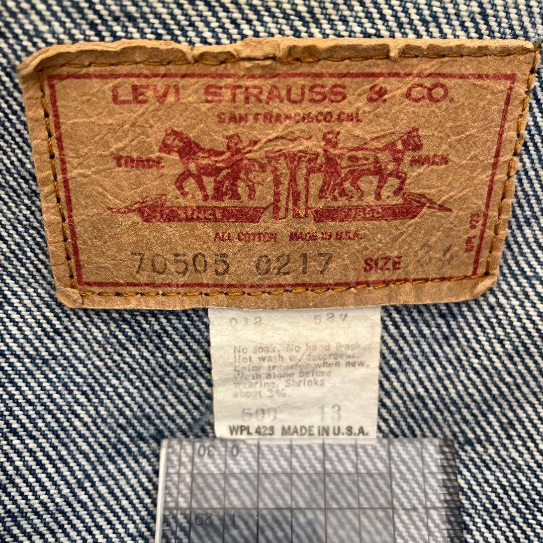 Levi’sリーバイスUSA製 70505 0217ボタン裏527 サイズ34