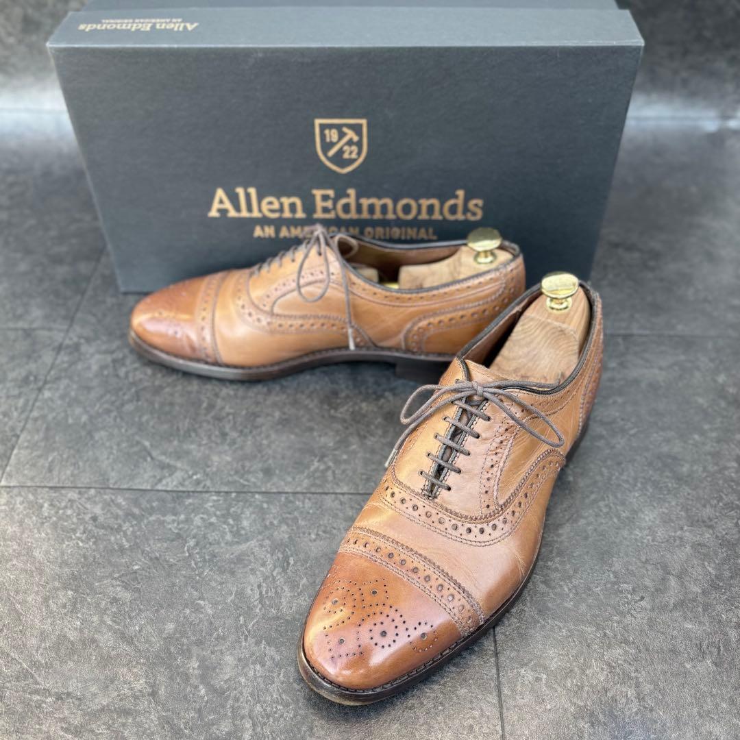 米国名門《Allen Edmonds》名作セミブローグStrand 7E