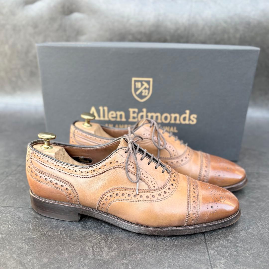 米国名門《Allen Edmonds》名作セミブローグStrand 7E