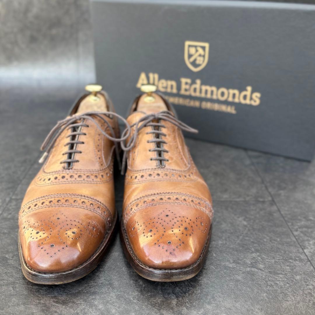 米国名門《Allen Edmonds》名作セミブローグStrand 7E