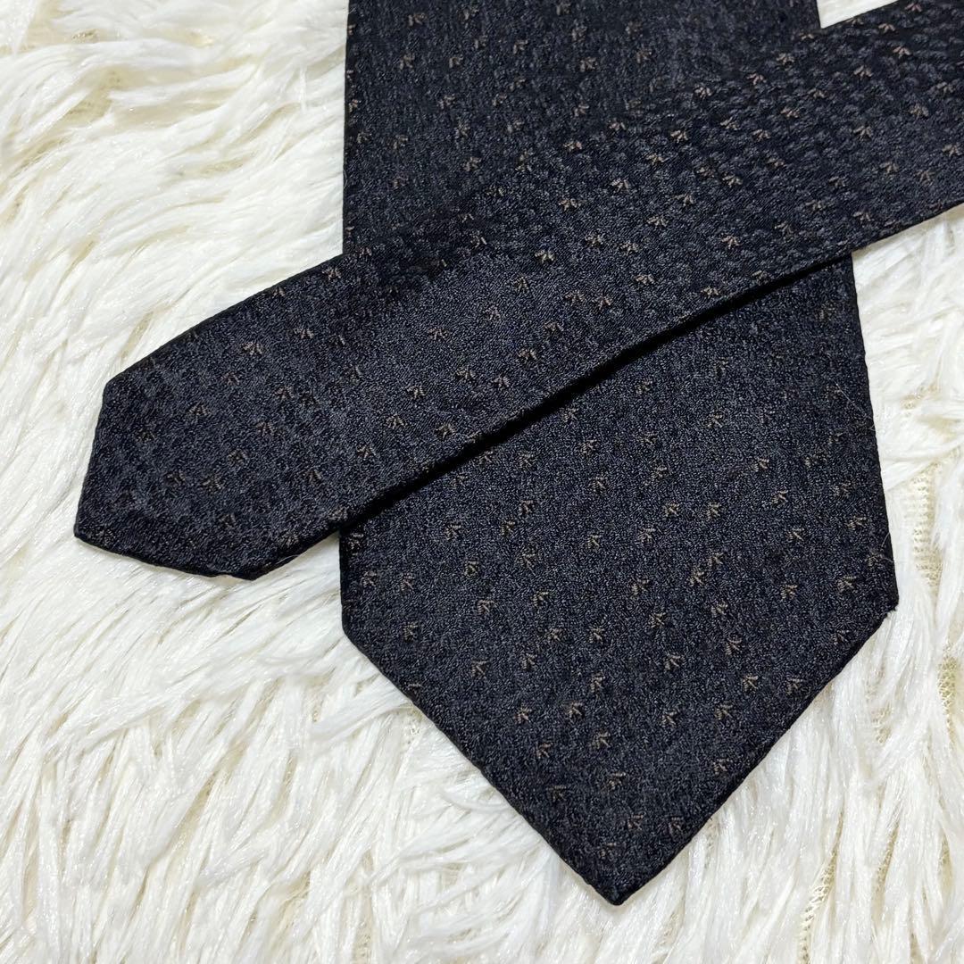 【極美品】PRADA ネクタイ　ブラック　ソリッド