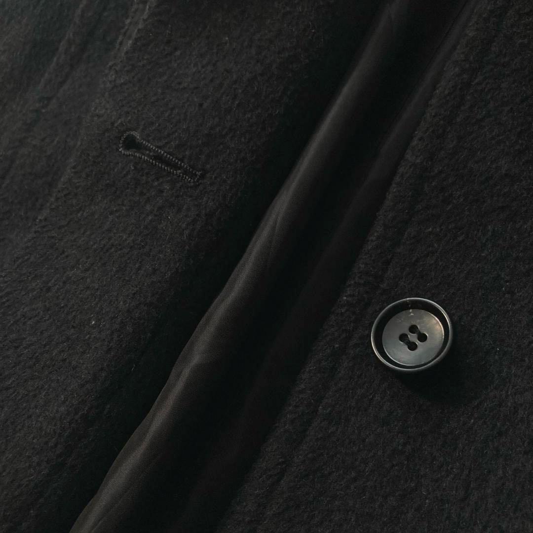 【まこと】anuke　24AW ウールステンカラーコート チャコールグレー