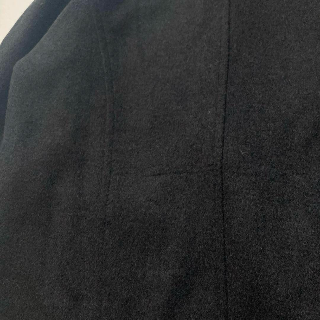 【まこと】anuke　24AW ウールステンカラーコート チャコールグレー