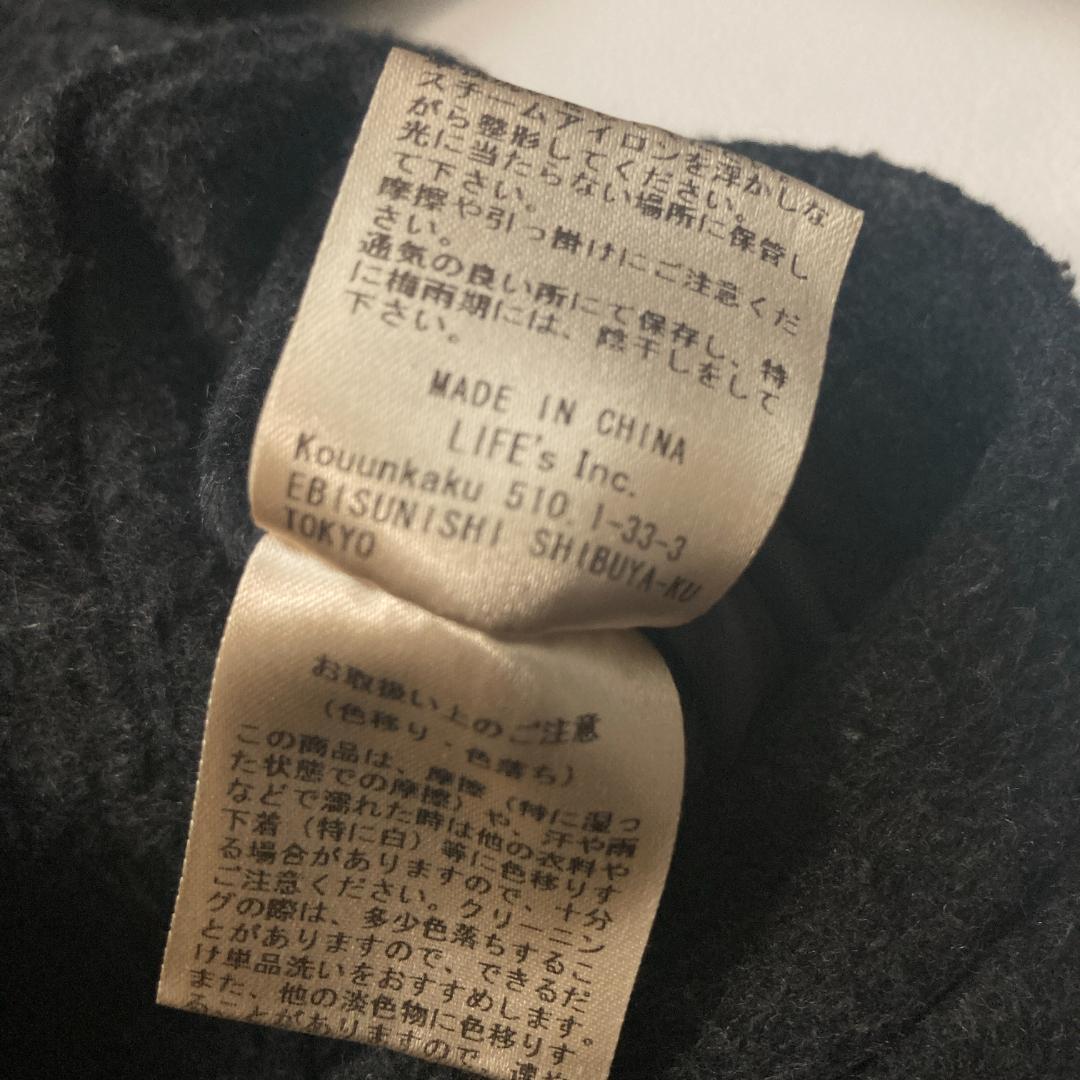 【まこと】anuke　24AW ウールステンカラーコート チャコールグレー