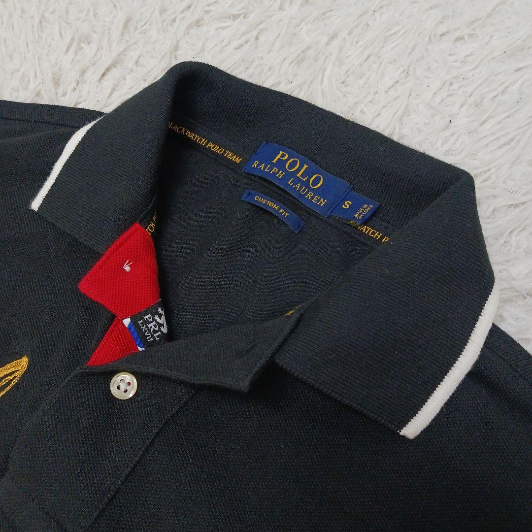 ✨美品✨ポロ ラルフローレン BLACKWATCH POLO TEAM 黒