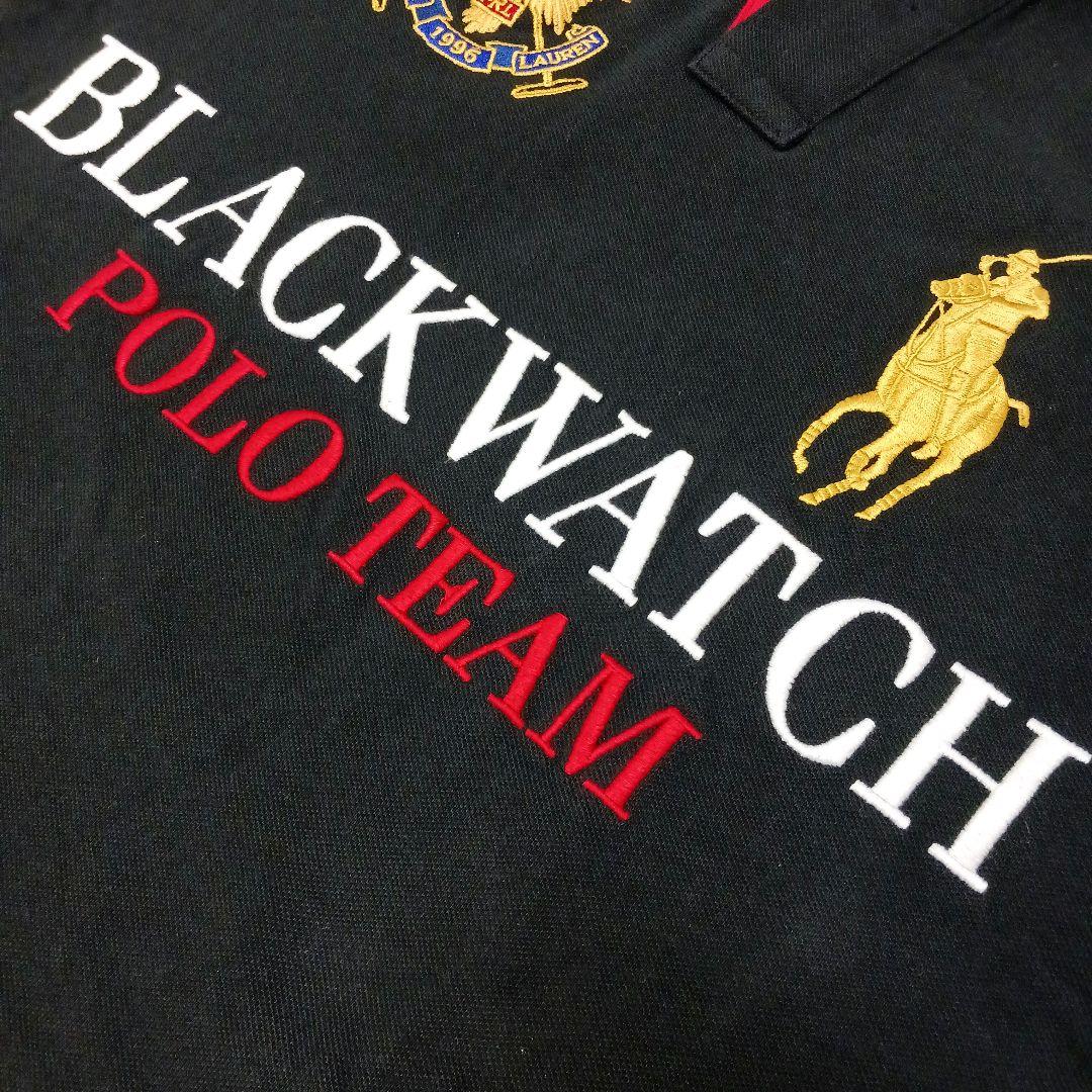 ✨美品✨ポロ ラルフローレン BLACKWATCH POLO TEAM 黒
