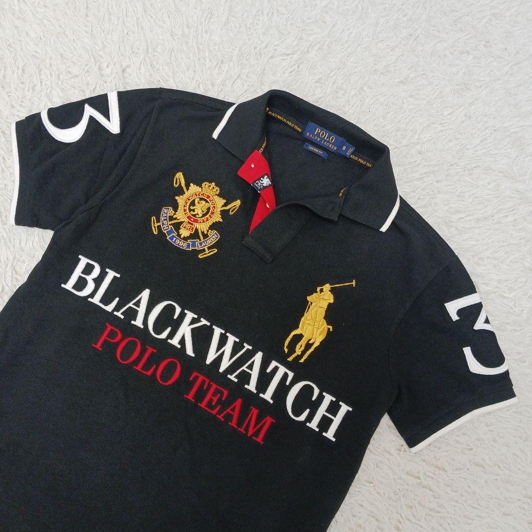✨美品✨ポロ ラルフローレン BLACKWATCH POLO TEAM 黒