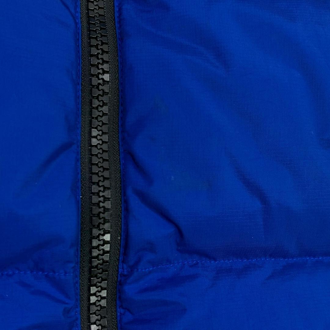 ポロラルフローレン ダウンベスト ビッグポニー 星条旗ワッペン 青 S　E040