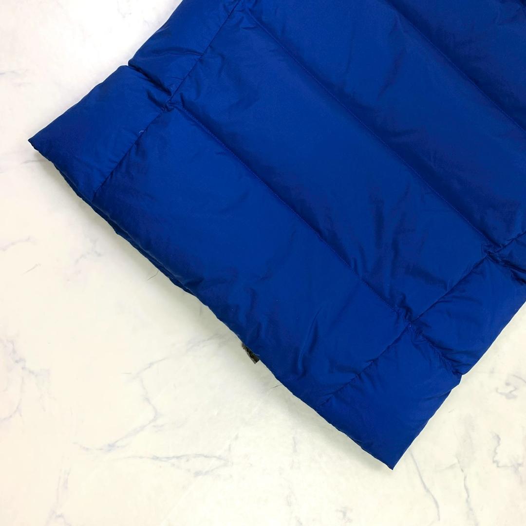 ポロラルフローレン ダウンベスト ビッグポニー 星条旗ワッペン 青 S　E040