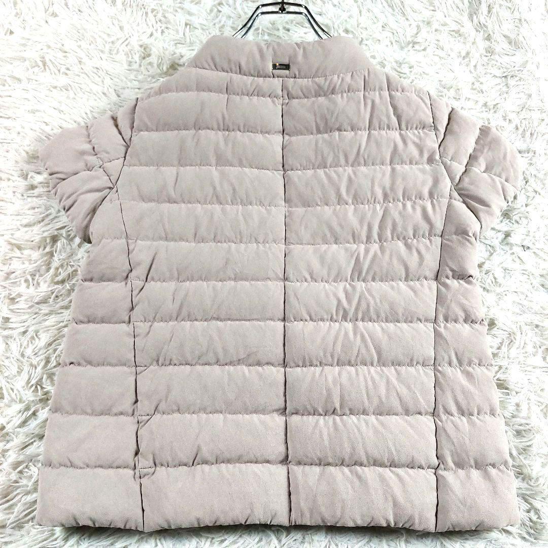 40 HERNO エミリア ケープ 大きめサイズ 超軽量 半袖 ダウンジャケット