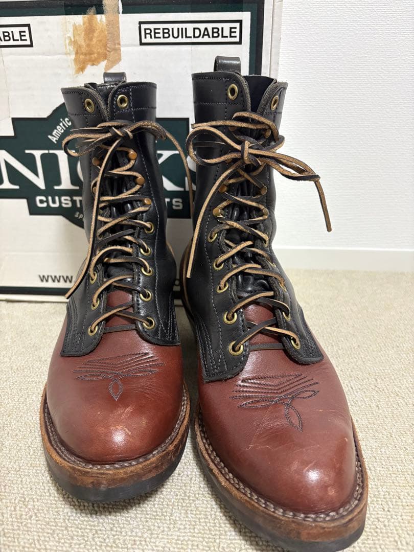 ニックスブーツ　パッカー　us8EE ホワイツ　ウエスコ