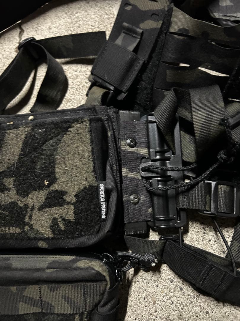 スピラタスシステムズ Micro Fight Mk4 chestMC black