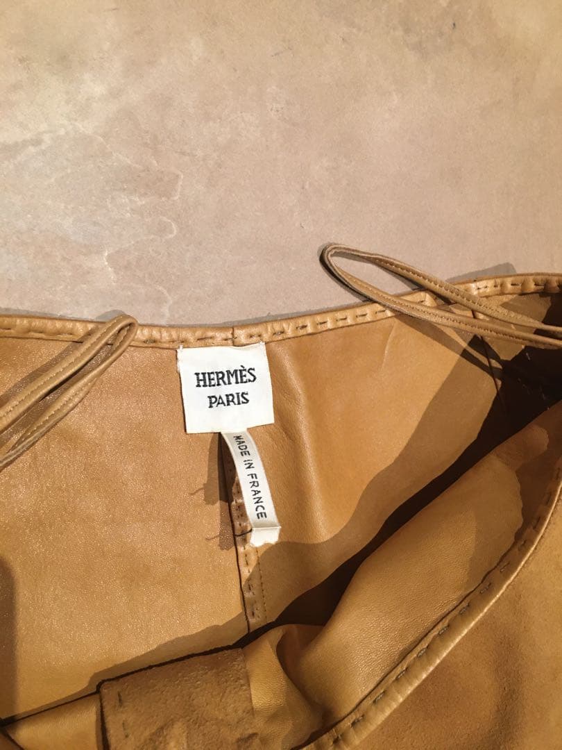 HERMES ラムレザー