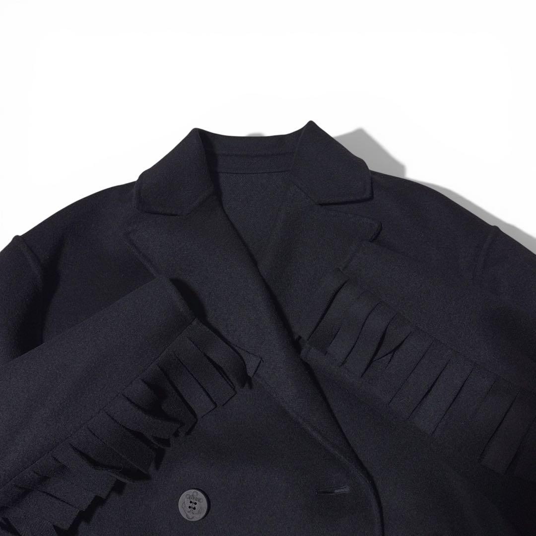 極美品✨️24AW　定価12万　コレクション掲載　CINOH　チノ　フリンジコート