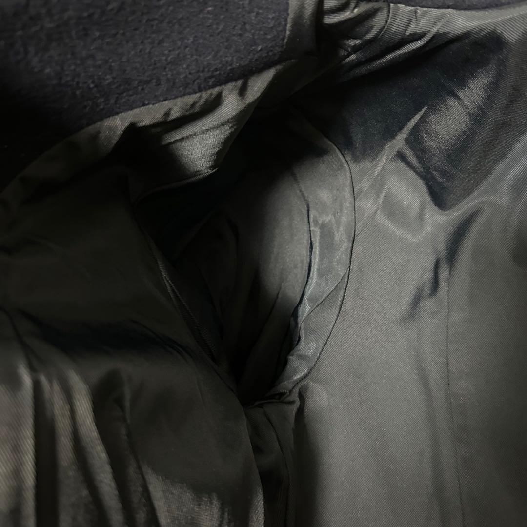 美品　CELFORD セルフォード　bellandi ビッグカラーコート　紺色