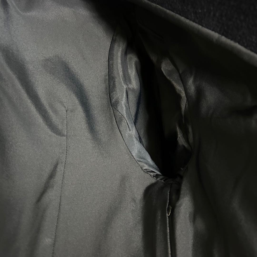 美品　CELFORD セルフォード　bellandi ビッグカラーコート　紺色