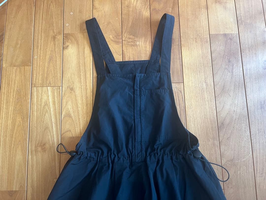 Nagonstans クロスバルーンサロペットスカート ブラック