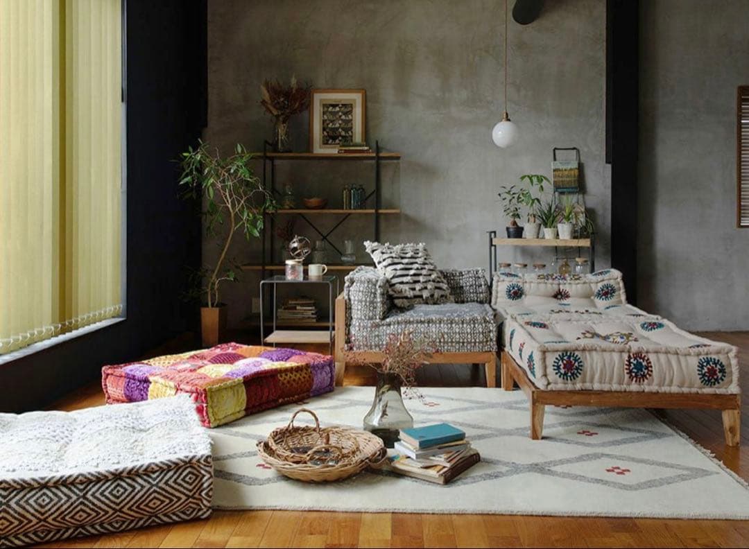 Y*様 【美品】アデペシュ ブロックマルチソファ 2人掛けコンプリート品