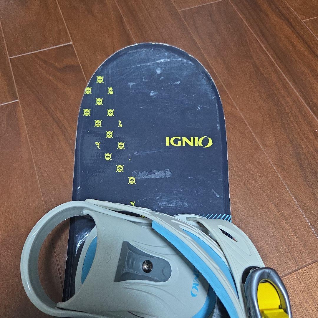 IGNIO スノーボード3点セット　100cm