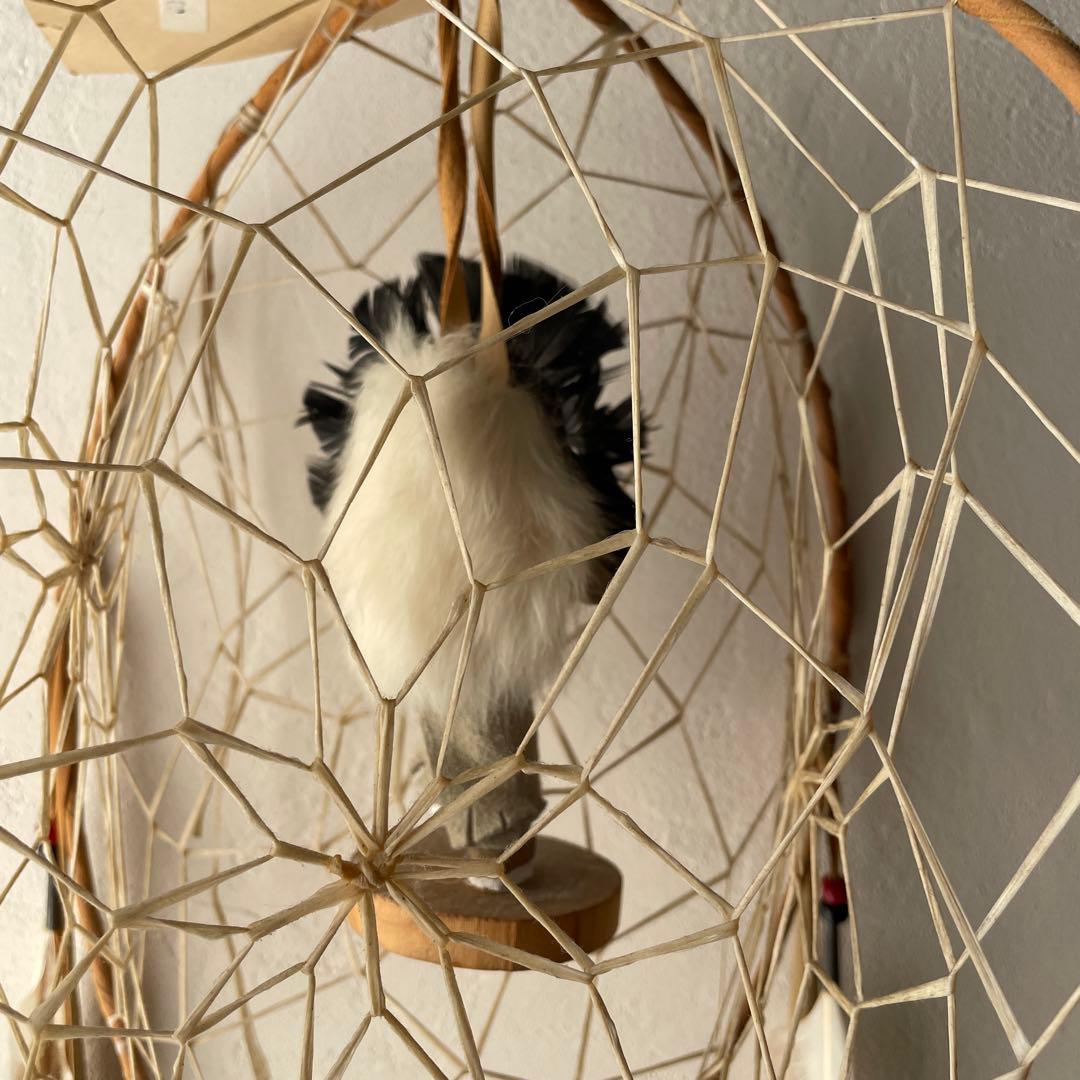 ネイティブアメリカン　ホピ族　カチナドール　サンフェイス　ドリームキャッチャー