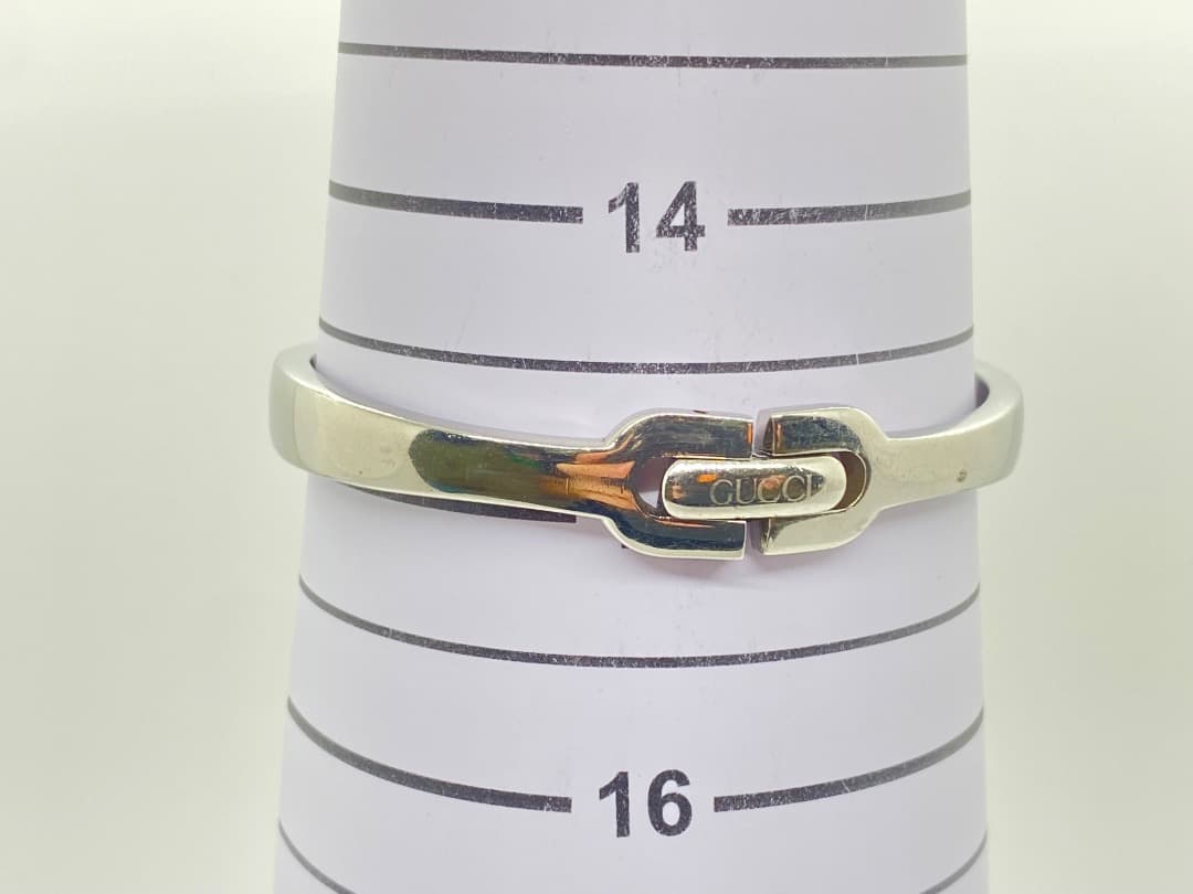 【新品電池】GUCCI グッチ 6800L グレー バングルウォッチ