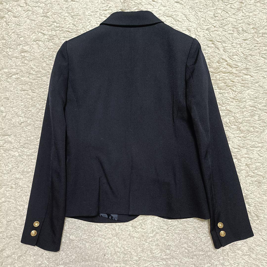 【4点セット】組曲 クミキョク フォーマルスーツ 紺ブレ 金ボタン 卒服 150