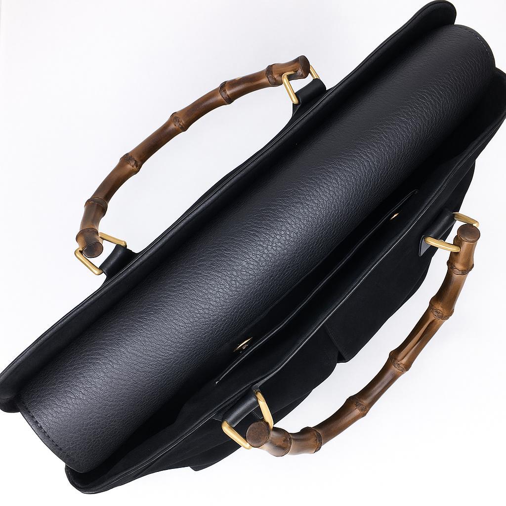 グッチ GUCCI ハンドバッグ バンブー スエード ビジネス バッグ