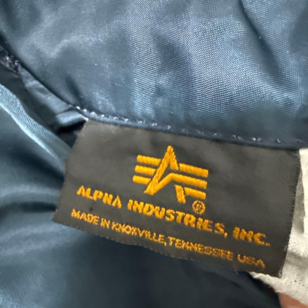 ジャケット・アウター ALPHA MA-1 90s made in usa navy L