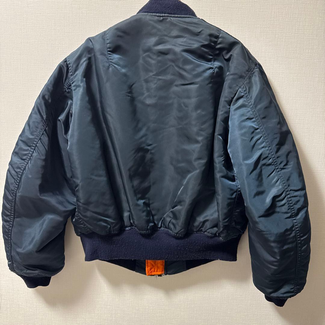 ジャケット・アウター ALPHA MA-1 90s made in usa navy L
