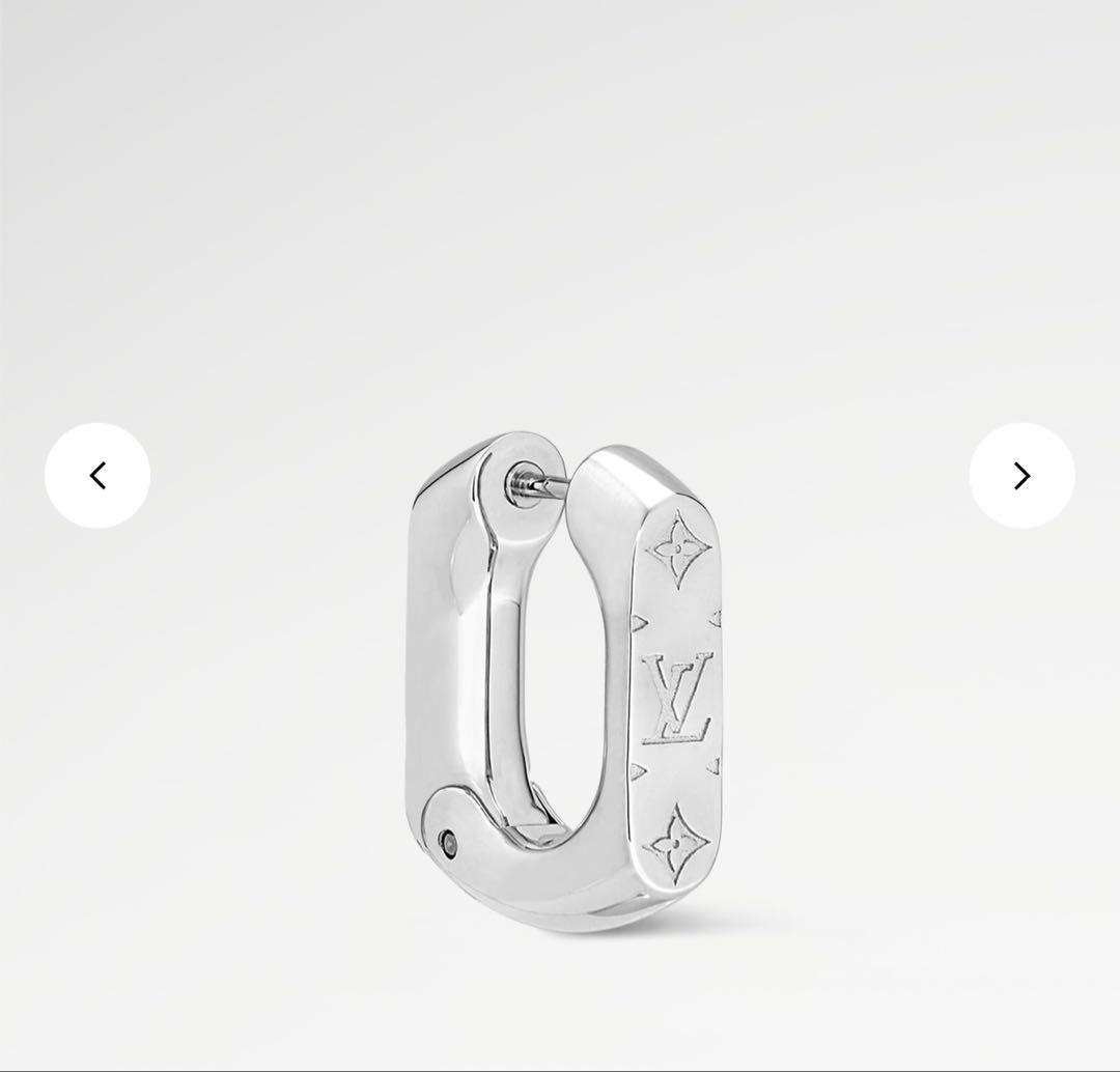 Louis Vuitton シルバー ピアス(片耳用) 新品未使用品　正規品